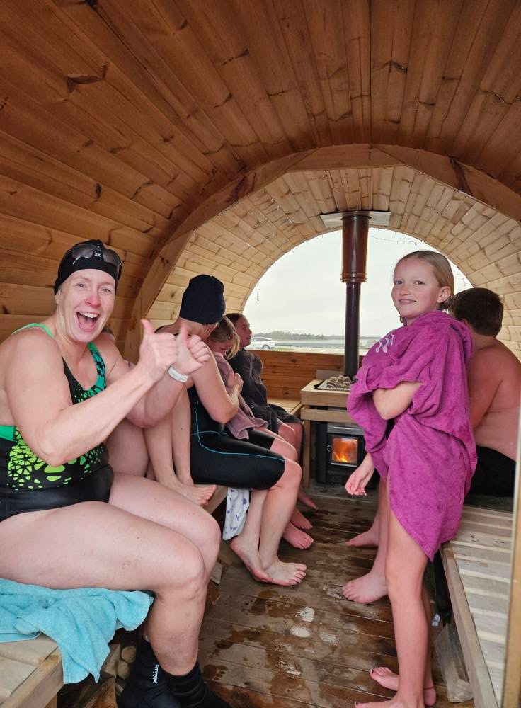 Vinterl&oslash;b samt vinterbad